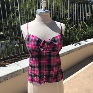 💕Super cute plaid tank top💕